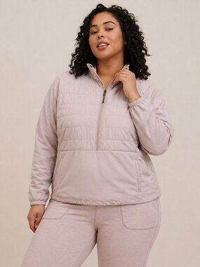 New Balance Pink Quilted Jacket 2XL Lightweight Activewear Zip-Up Coat Gorpcore